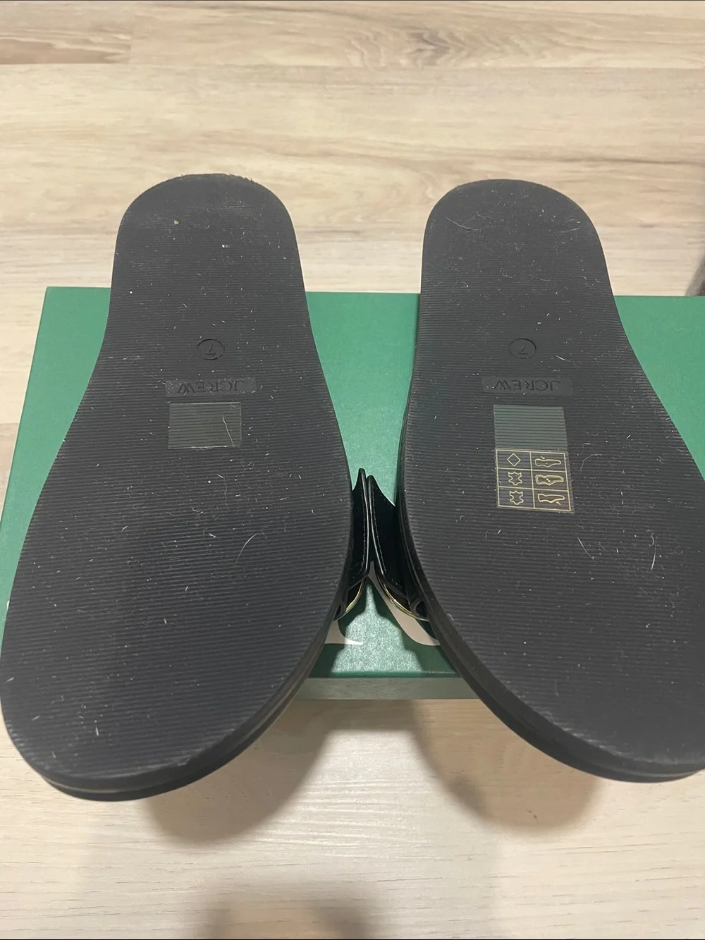 Leather or Suede slide oversized buckle